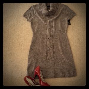 a.n.a Gray Sweater Dress